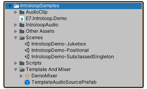 Sample structure