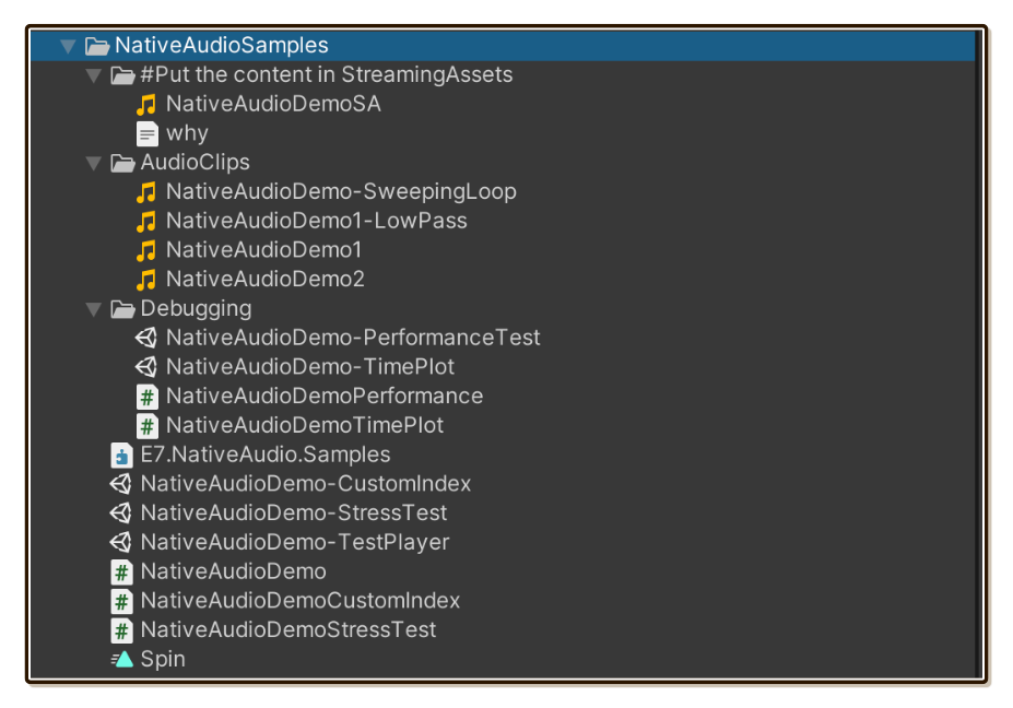 Sample structure