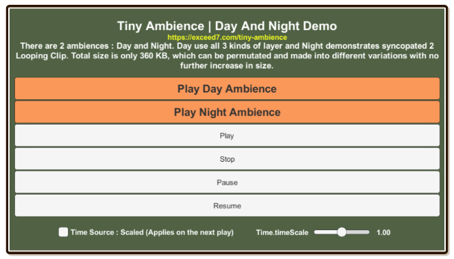 Day and Night Demo