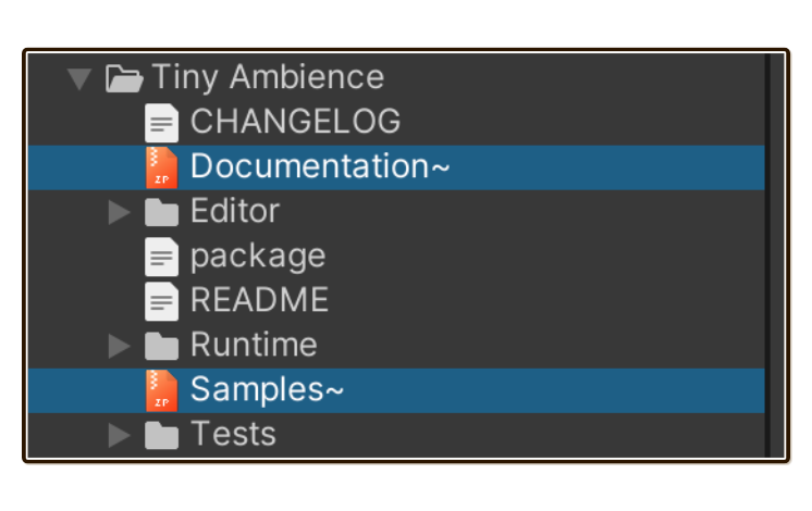 Unzip documentation and samples