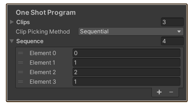 Sequential picking mode